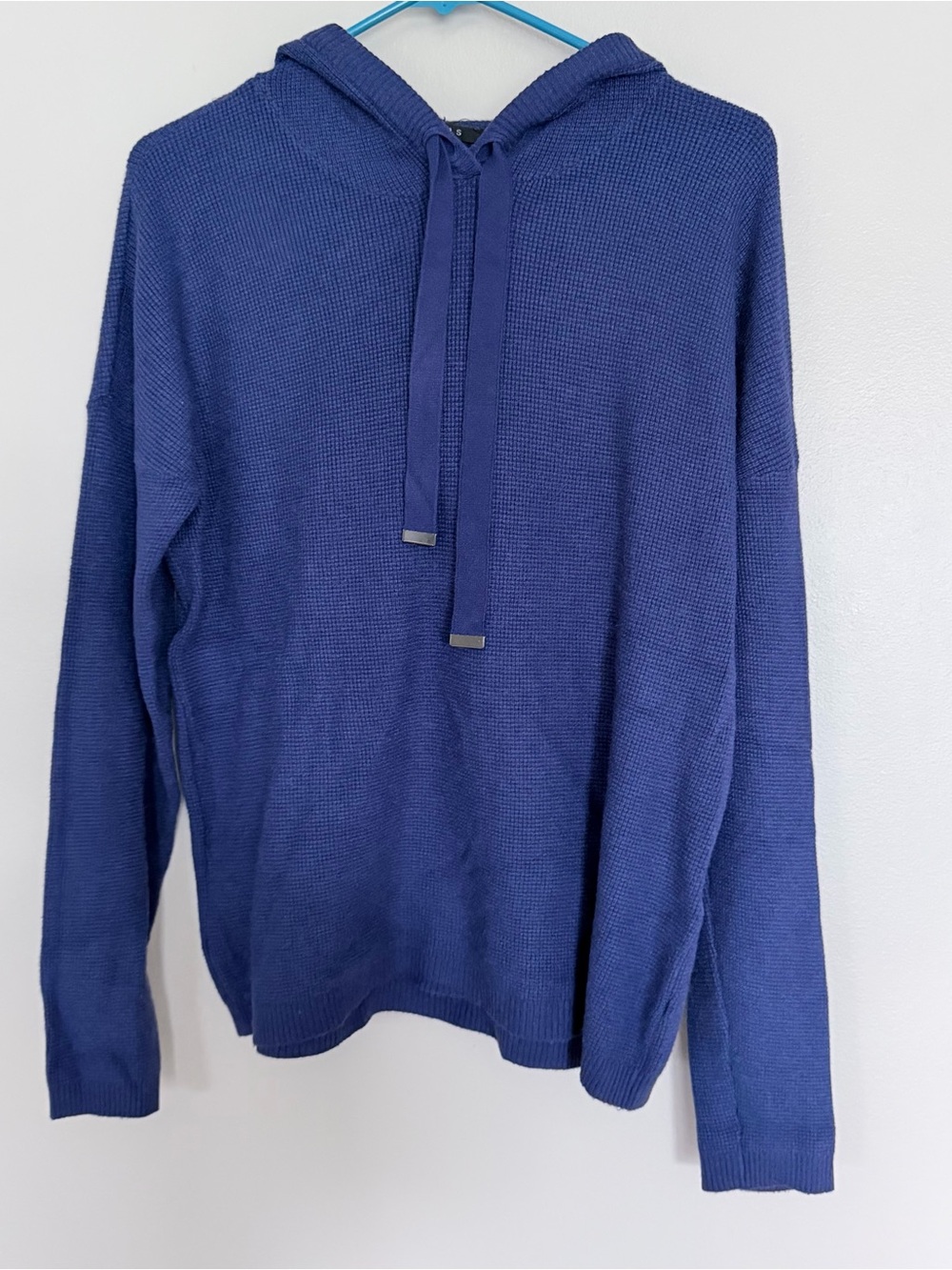 Cyrus Purple Ribbed Knit Sweater
